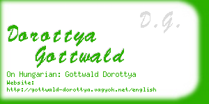 dorottya gottwald business card